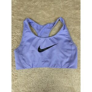 Nike Dri Fit Sports Bra Lilac Purple Racerback Small Padded Workout Athleisure